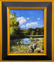 Lazy Summer Day, original framed oil painting by George Mattingly
